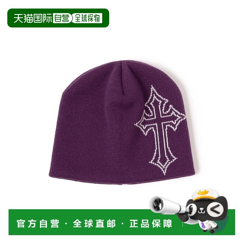 1h可退 日本直邮FUTURE ARCHIVE 男士十字标志针织毛帽 114113954