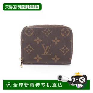 1h可退 防 日本直邮中古LV路易威登女B级9新coin purse零钱包涂层