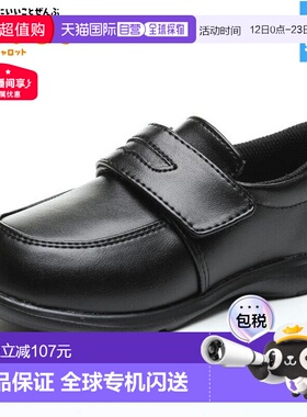 日本直邮Carrot Junior Kids CR C2092 男女童正装鞋魔术贴闭合适