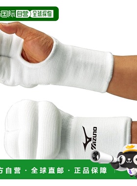 【日本直邮】Mizuno美津浓 空手道护拳 两手一组23JHA612 白色 S