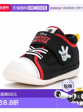 日本直邮Disney DN B1357儿童鞋 婴儿鞋 [XXXX] 黑色