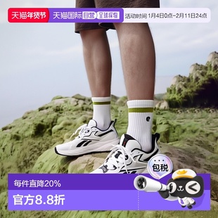 日本直邮Reebok Verse 舒适贴合透气跑步鞋 男款 白黑运动鞋