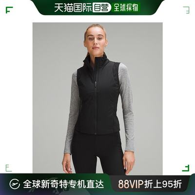 日潮跑腿lululemon露露乐蒙 Push Your Pace 女士运动马甲 Black