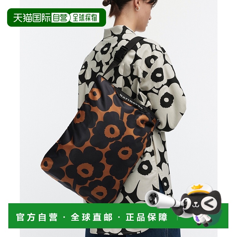 1h可退 日本直邮marimekko 女装 Unikko印花 大容量斜挎包 手提两