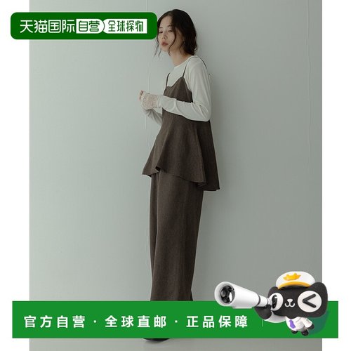 1h可退 日本直邮Sonny Label 女装 格纹背心裤两件套 宽松显瘦套