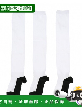 日本直邮TIGORA 男士棒球双色三双装打底袜 [TR-8BA1114SK2T] 白