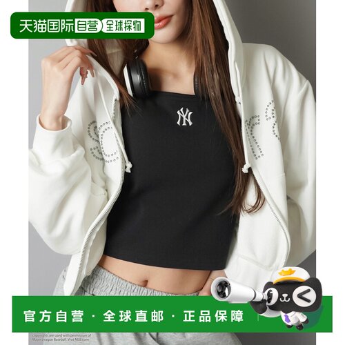 1h可退 日本直邮MLB女士杯垫罗纹吊带背心 HF26MLNY102KT