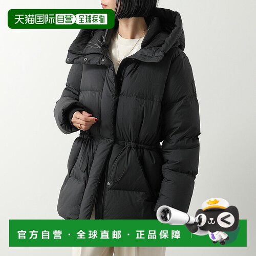 日本直邮MACKAGE FREYA-SW 女士防水绗缝尼龙羽绒服带Logo和帽子