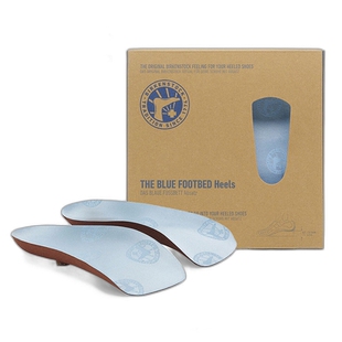 日本直邮Birkenstock 男士/女士鞋垫 Blue Footbed Heels BKS-10