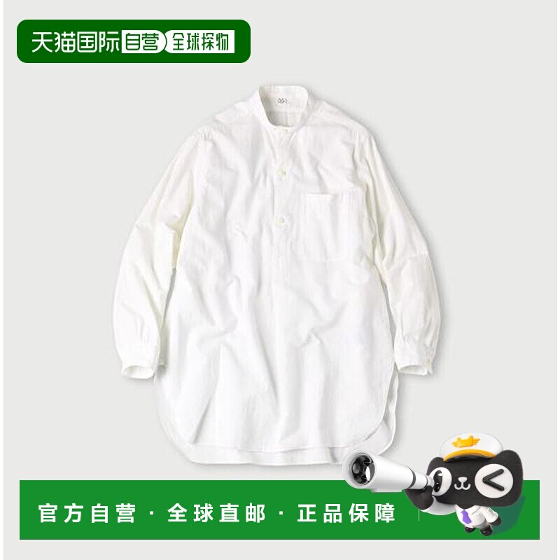1h可退 日本直邮45R 印度棉立领908款格子短袖衬衫新款