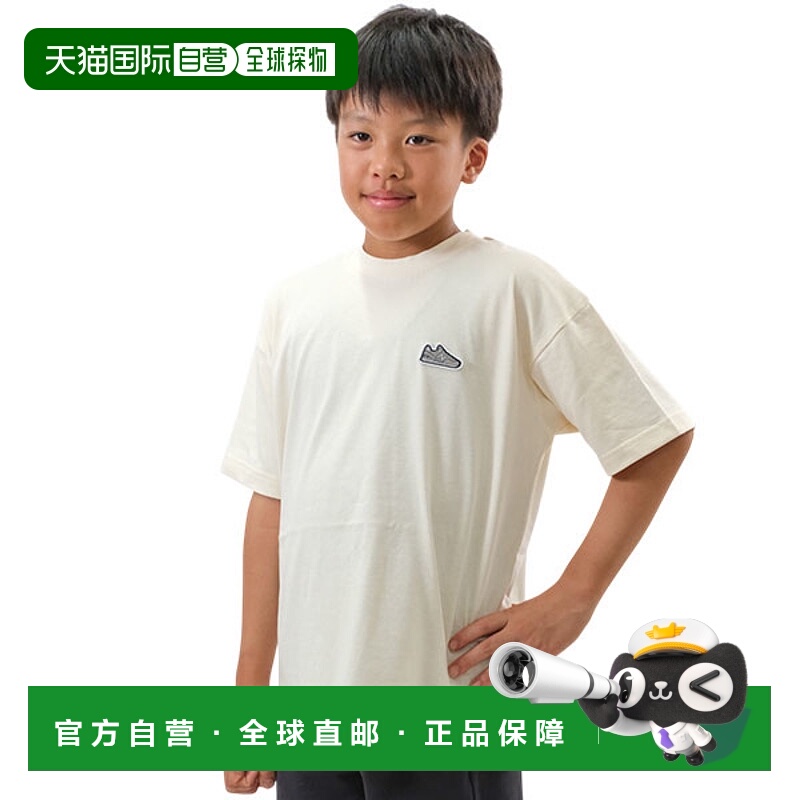 日本直邮New Balance 儿童短袖圆领T恤带鞋标（ABT55568） - 时尚