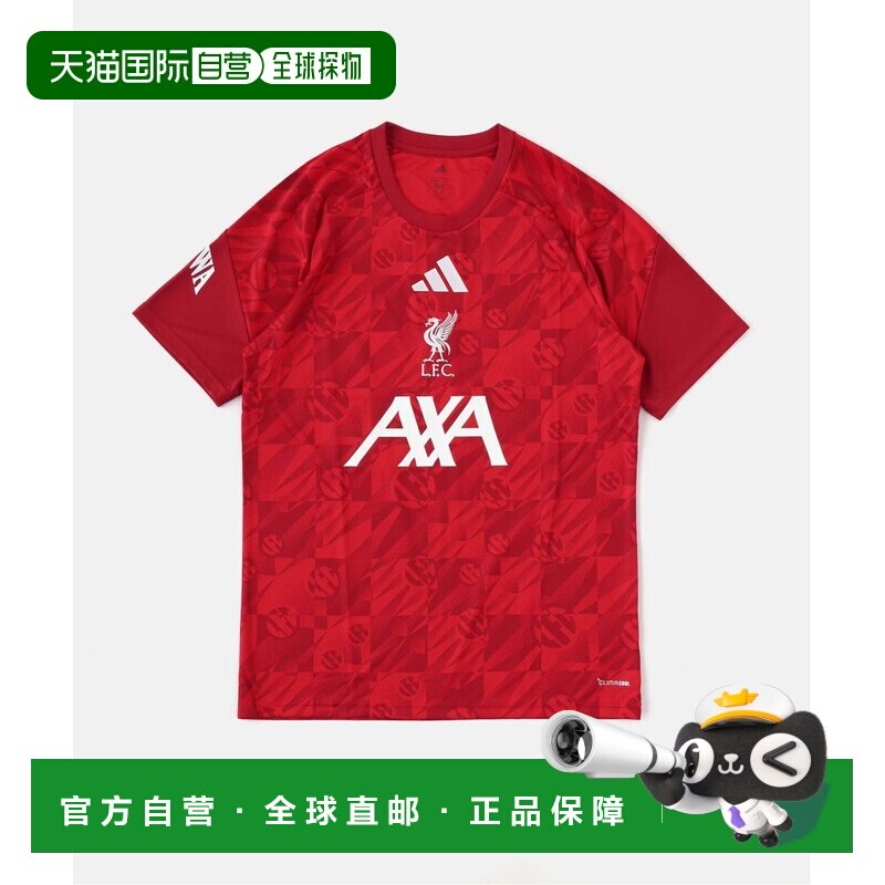 日本直邮adidas 阿迪达斯 FBLI 利物浦足球俱乐部赛前球衣