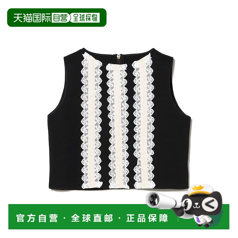 1h可退 日本直邮little creative factory 儿童 蕾丝设计感上衣