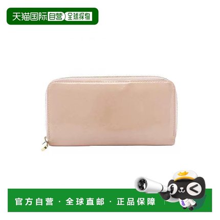 日本直邮中古LV路易威登女B级9新wallet钱包漆皮长钱包粉色