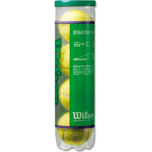 【日本直邮】威尔胜儿童海绵网球球Starter Green 4入黄绿WRT1374