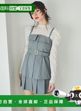 日本直邮31 Sons de mode 腰部设计迷你短裙 [315060EW14579] 黑