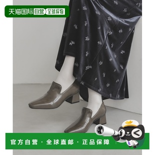 1h可退 日本直邮KBF 女装 半方头粗跟单鞋 复古洛夫鞋设计 KB2613