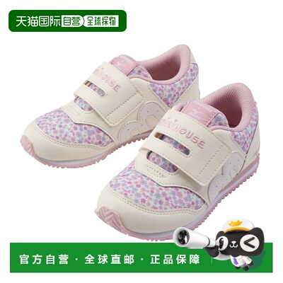 日潮跑腿Mikihouse [Proper]碎花休闲鞋子 儿童 (01) White 16cm
