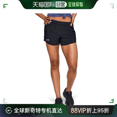 日潮跑腿Under Armour 安德玛 女款跑步短裤 黑色 L A-1077022720