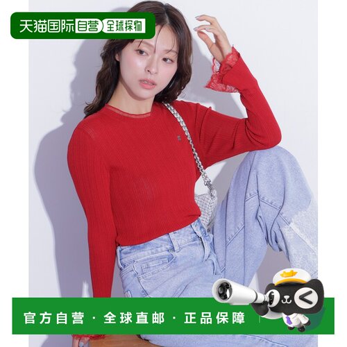 日本直邮JILL by JILL STUART 女士 袖口蕾丝透肤罗支付后1h可退