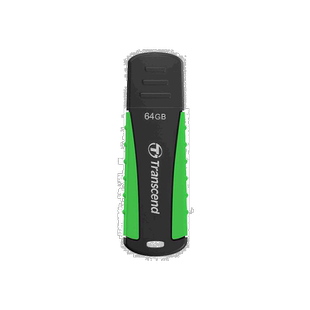 【日本直邮】Transcend创见U盘64GB USB3.1防滴防尘耐冲击黑色