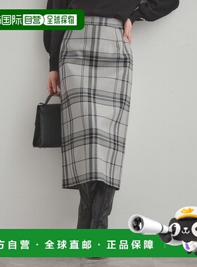 1h可退 日本直邮Couture Brooch 女装 I字型 微起毛 检查裙 半松