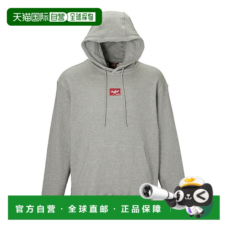 日本直邮 Rawlings 男女通用棒球抓绒套头连帽卫衣 AOS14F08