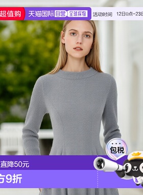 日本直邮日潮 GRL 毛绒针织喇叭迷你连衣裙 sm222优雅