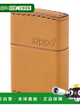 【日本直邮】ZIPPO之宝打火机手工缝纫牛皮外套橙色LB-5芝宝