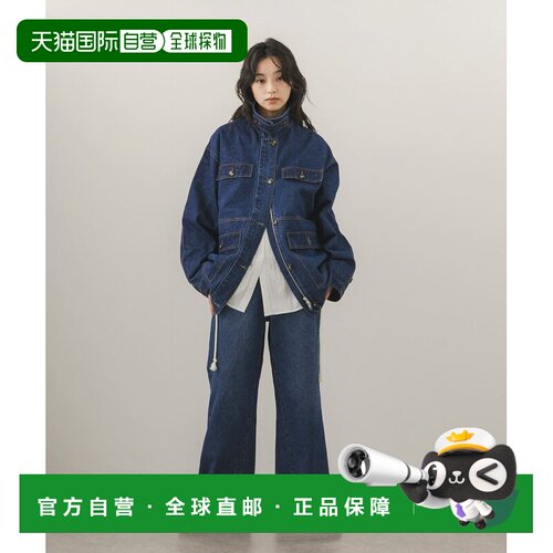 日本直邮KBF 双色牛仔连体背带裤
