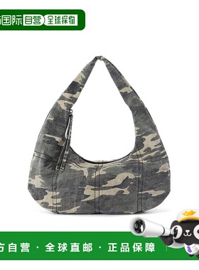 日本直邮日潮 GRL迷彩图案颜料手提包bl170单肩包
