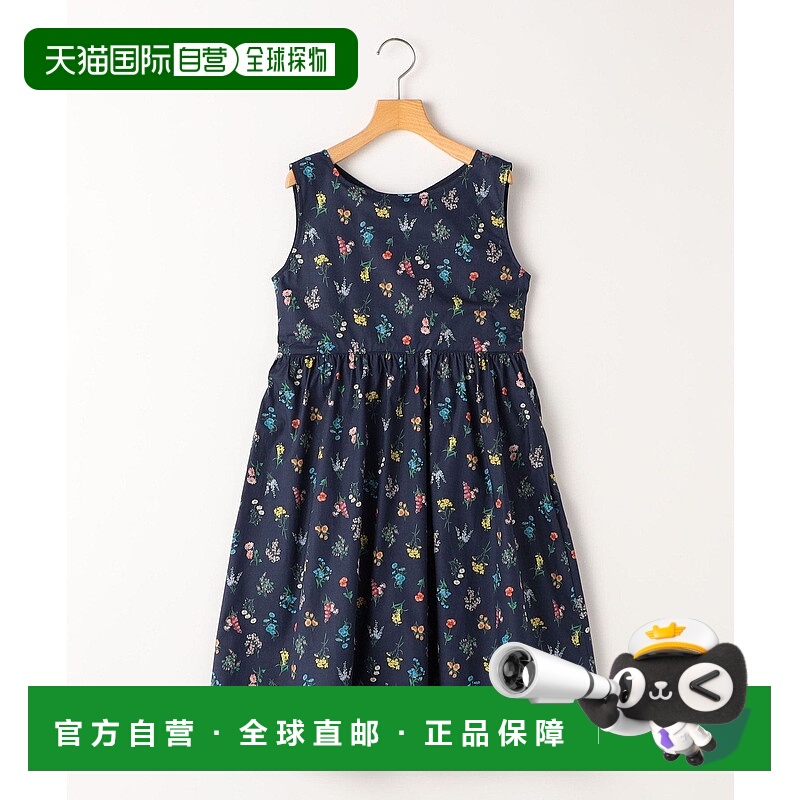 日本直邮SHIPS KIDS 花卉无袖连衣裙 适合140 - 150cm儿童裙子