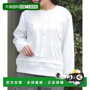 异材质拼接设计宽松上衣 1h可退 女装 femme 半高领 日本直邮axes