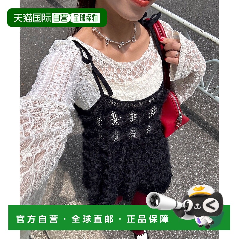 1h可退 日本直邮CIAOPANIC 女装 毛圈针织吊带罩衫 CPZ1052205A00