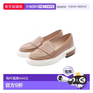 日本直邮中古Tods托德斯女A级95新casual shoes休闲鞋漆皮鞋棕色