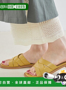 日本直邮Menue 编织方头凉鞋 单鞋 黑色ME8623BW01843