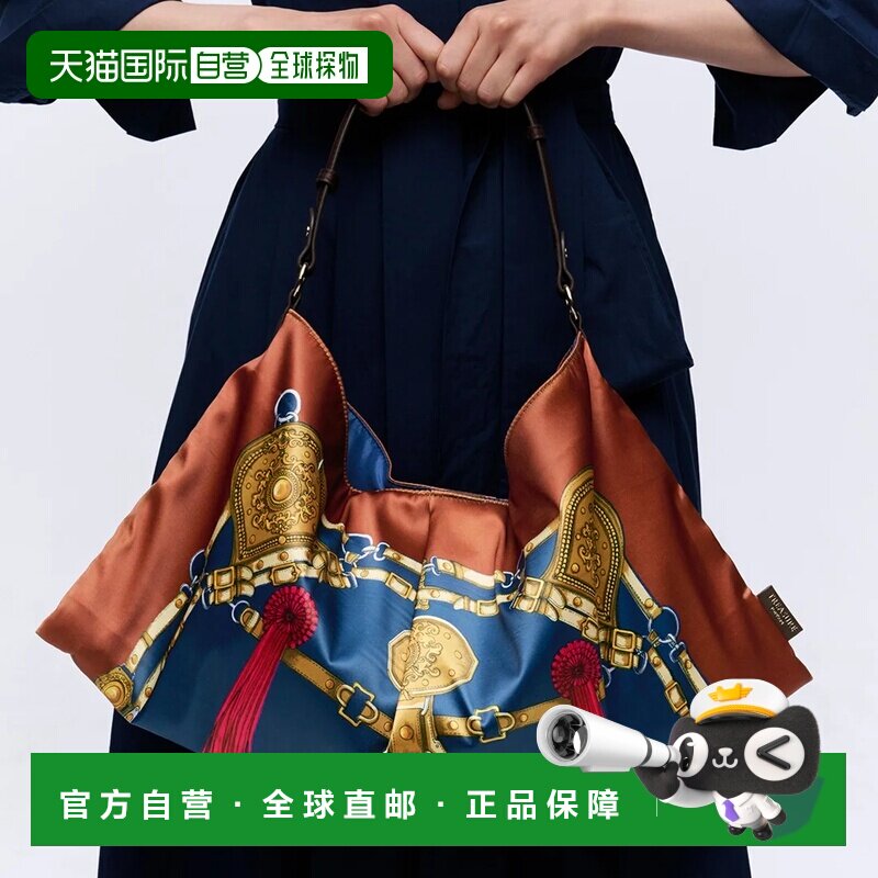 日本直邮TOPKAPI TREASURE TOPKAPI 柔和缎面绗缝单肩包 驼色