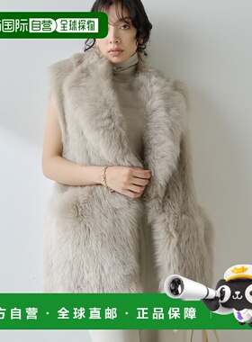 1h可退 日本直邮Whim Gazette女装秋冬高级羊革毛领背心 WGZ10521