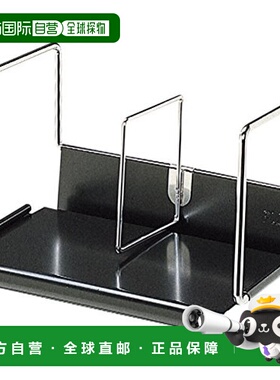 【日本直邮】Plus普乐士 立式书架 B型 间隔35cm 1根 89-268 黑色