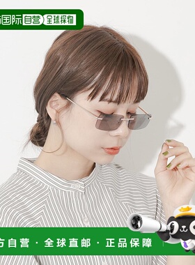 1h可退 日本直邮SMELLY 女士无框彩色太阳镜 轻盈佩戴 融入日常穿