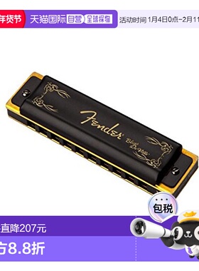 【日本直邮】Fender 口琴 BLUES DEVILLE HARMONICA A 蓝色