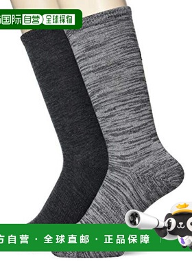 【日本直邮】ASICS 运动高筒袜2双 socks23 3033A372灰色 S亚瑟士