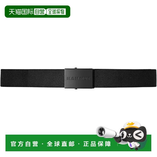 【日本直邮】猛犸象腰带 标志腰带 Black户外