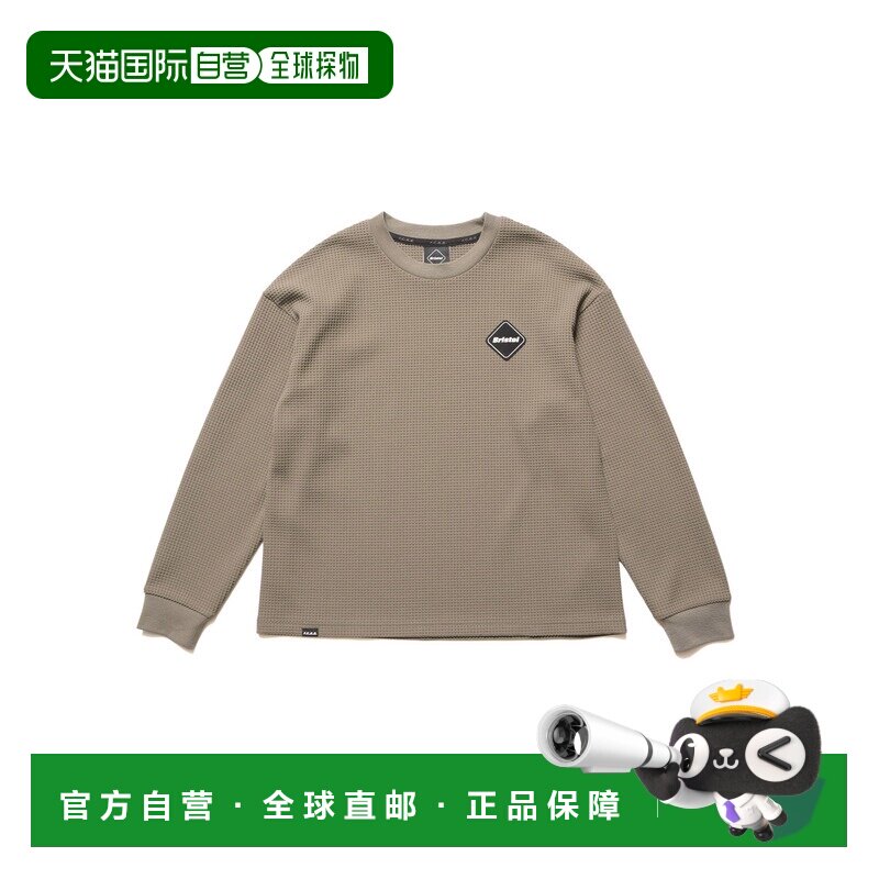 日本直邮F.C.Real Bristol 儿童 长袖华夫格休闲T【付后1h可退】