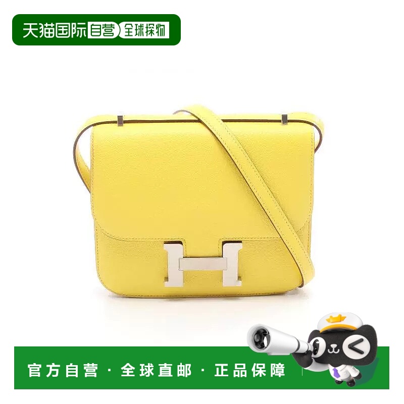 1h可退 日本直邮中古Hermes爱马仕女包A级95新Constance3mini康康