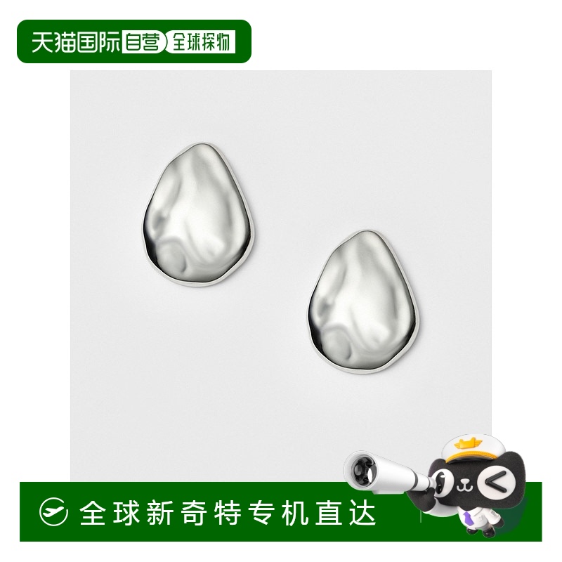 日本直邮日潮 agete 阿卡朵银色耳环