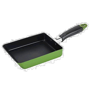 【日本直邮】Pearl Metal珍珠金属 煎蛋锅13x18cm IH用 绿色HB-85