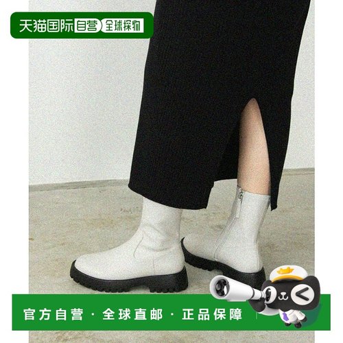 日本直邮RANDA 可持续晴雨兼用 Track Sole短靴 RA041BW015941 黑