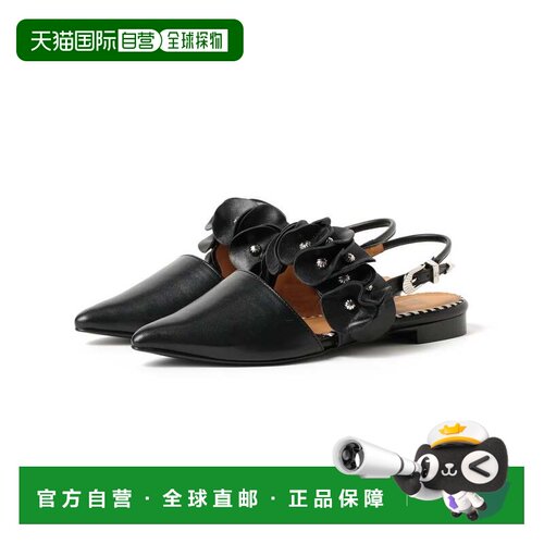 1h可退 日本直邮TOGA PULLA 女士背带细跟凉鞋 61330645247牛皮