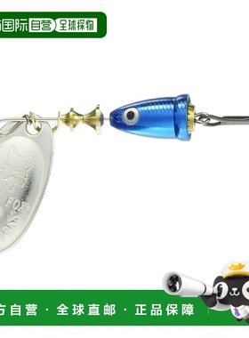 【日本直邮】Rapala Blue Fox Bibrax Shad Spinner 6克 蓝色/银